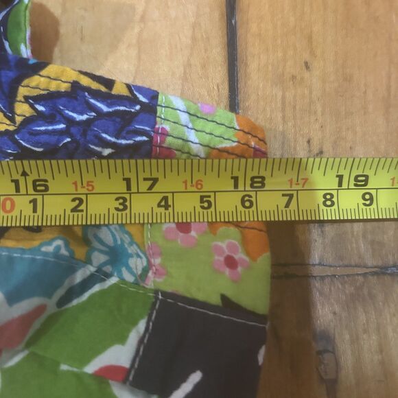 J.Crew Factory Womens Cotton Patchwork Babydoll Top / Blouse Size 14 - Picture 5 of 7